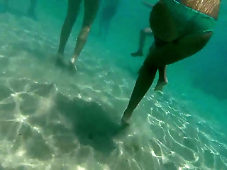 Italian Teen Thong Gopro Underwater