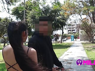 Unfaithful Peruvian Chibola Argues With Her Lover In The Park, Shows Me Her Ass And I End Up Bursting Her Pussy